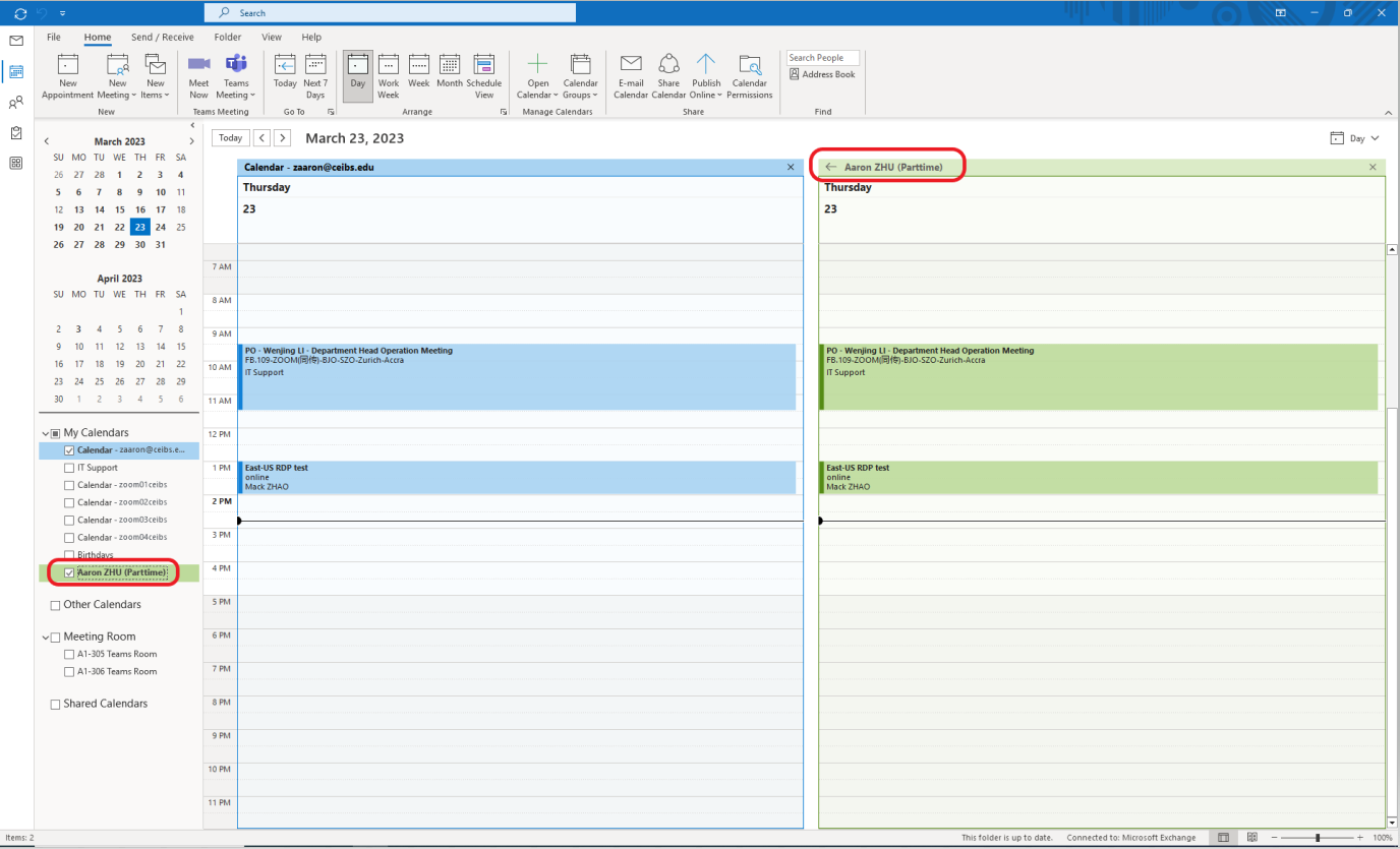 How to Share Calendar Permissions for Outlook on Windows EN